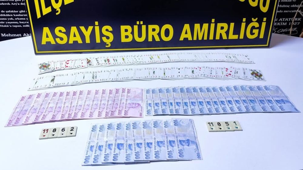 Antalya'da kumar oynayanlara operasyon toplam 92 bin 470 TL para cezası 