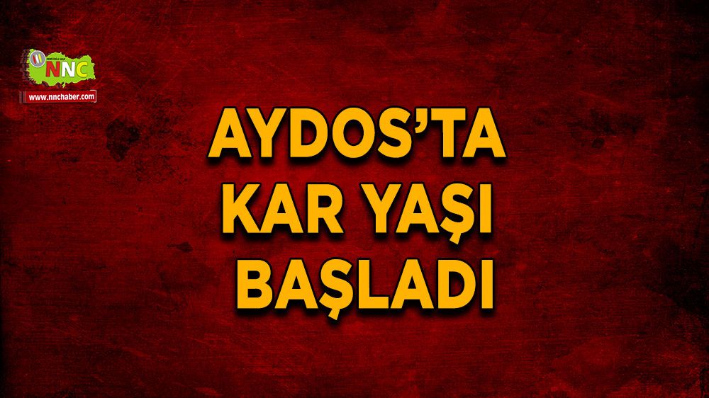 Aydos’ta kar yağışı başladı