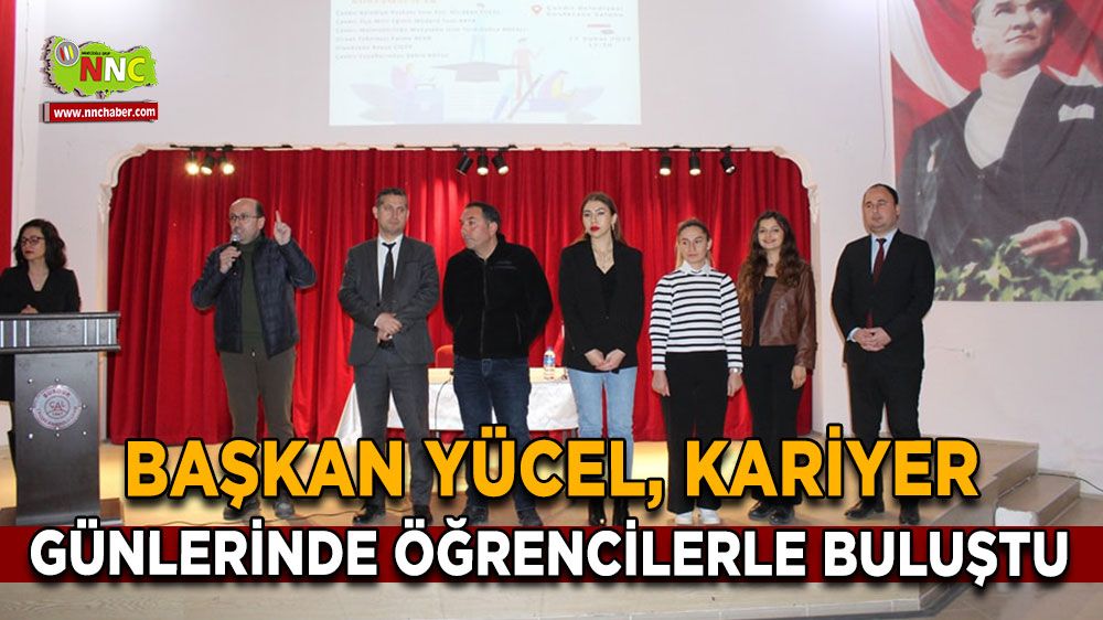 Başkan Ali Okan Yücel, kariyer günlerinde öğrencilerle buluştu