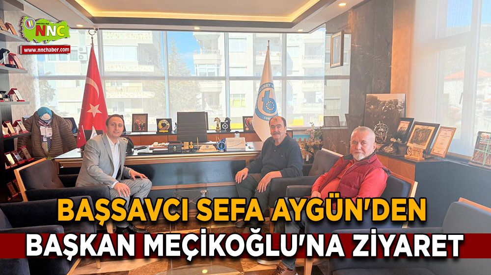 Başsavcı Sefa Aygün'den Başkan Meçikoğlu'na ziyaret