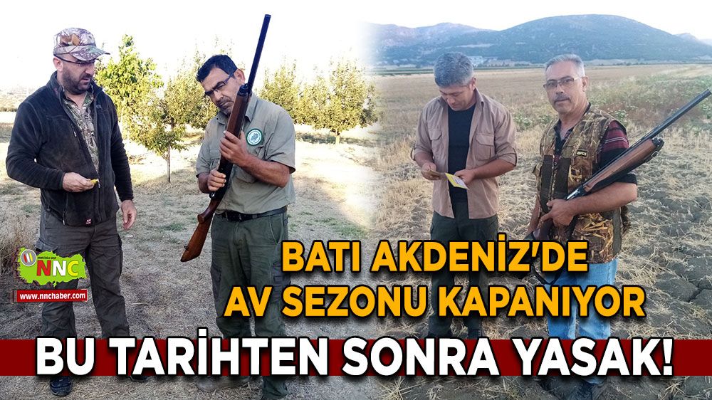 Batı Akdeniz'de av sezonu kapanıyor Bu tarihten sonra yasak!