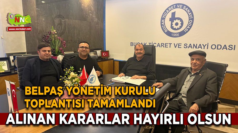 BELPAŞ yönetim kurulu toplantısı tamamlandı