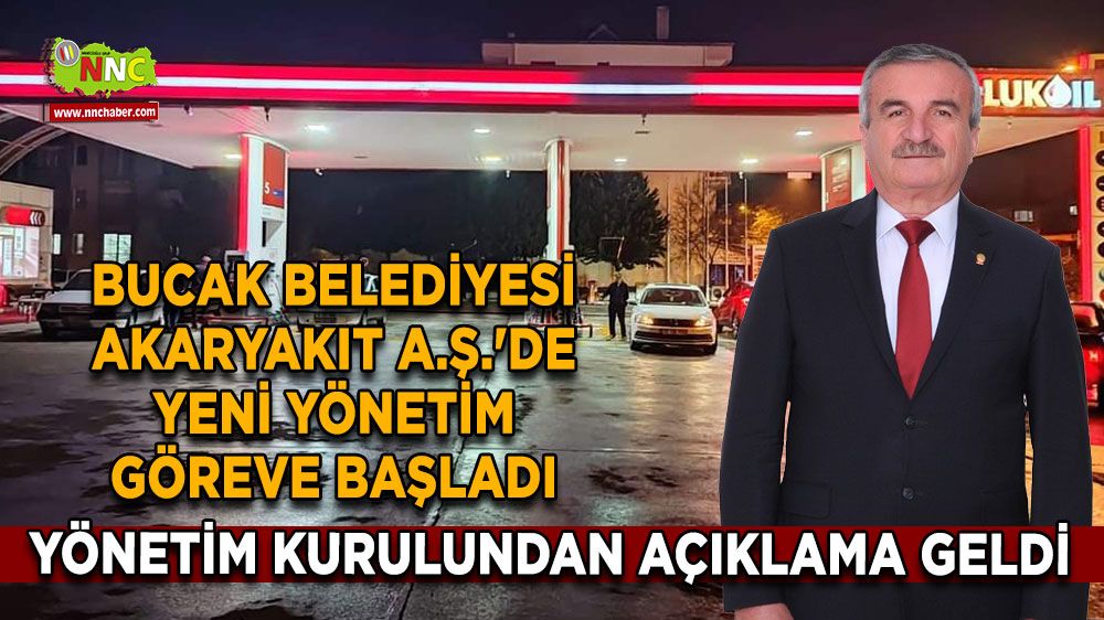 Bucak Belediyesi Akaryakıt A.Ş.'de yeni yönetim göreve başladı