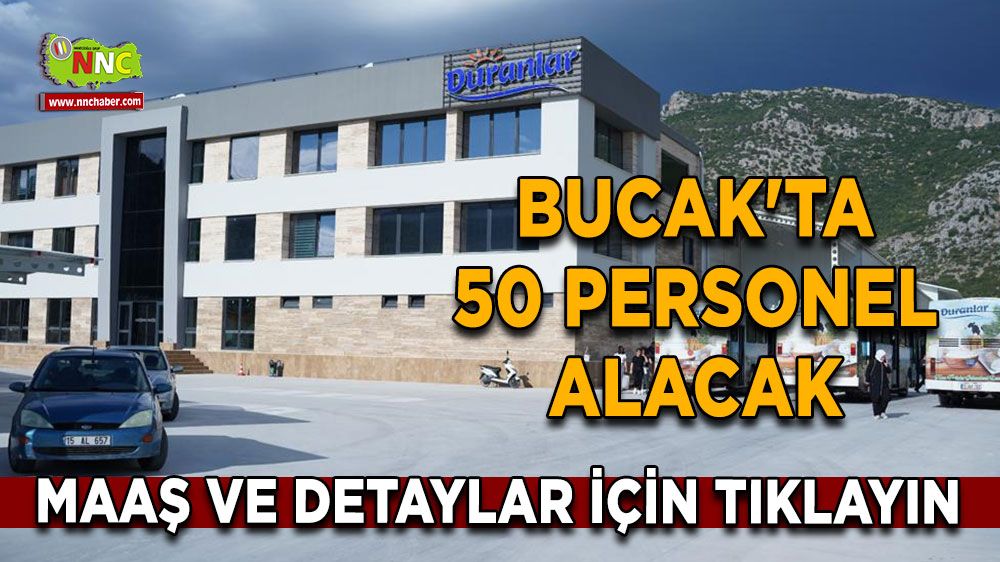 Bucak'ta Duranlar Süt 50 personel alacak Maaş ve detaylar için tıklayın