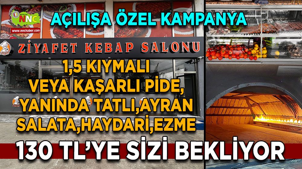 Bucak'ta kıymalı kaşarlı pide kampanyası! İkramlarıyla 130 TL