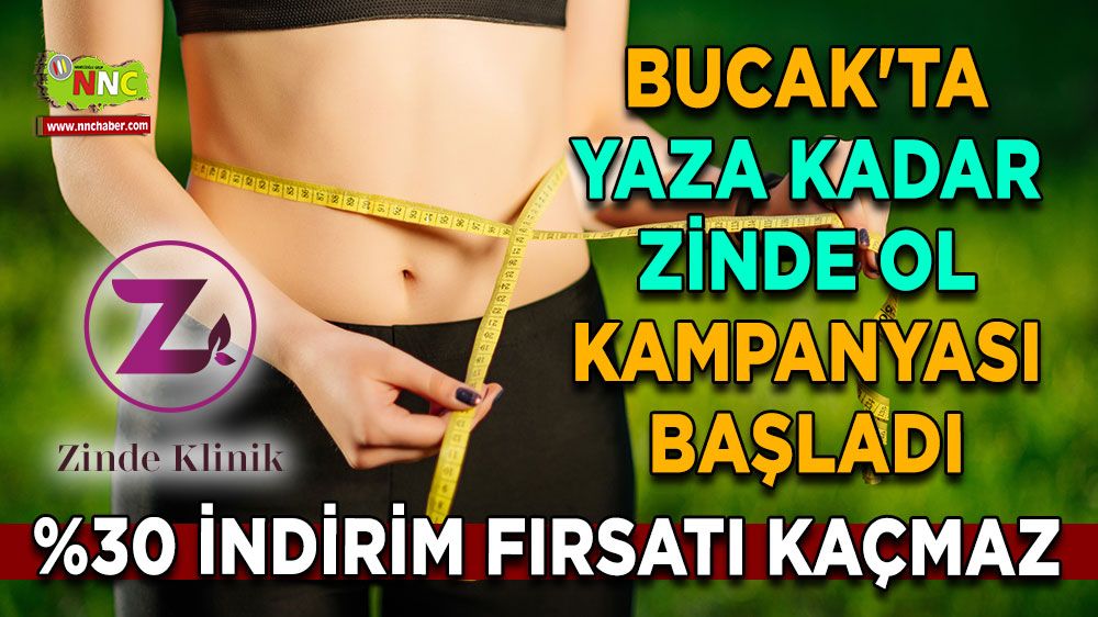 Bucak'ta Yaza kadar zinde ol kampanyası başladı %30 indirim fırsatı kaçmaz