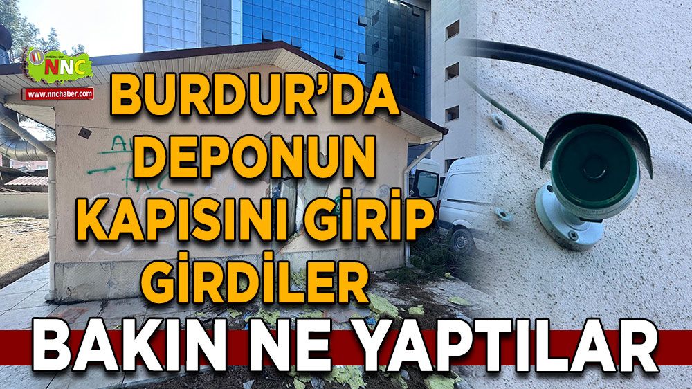 Burdur'da garip olay Eski hastanenin deposuna girdiler bakın ne yaptılar