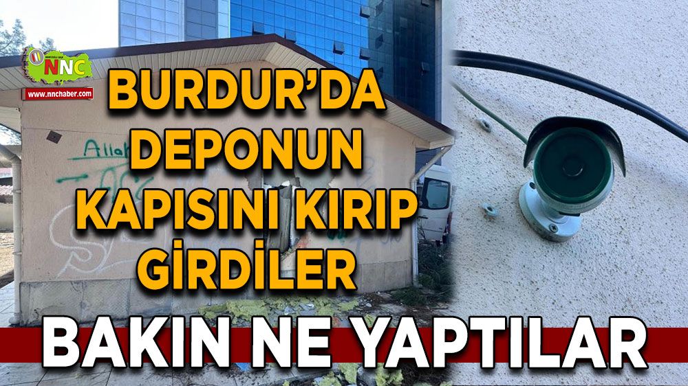 Burdur'da garip olay Eski hastanenin deposuna girdiler bakın ne yaptılar