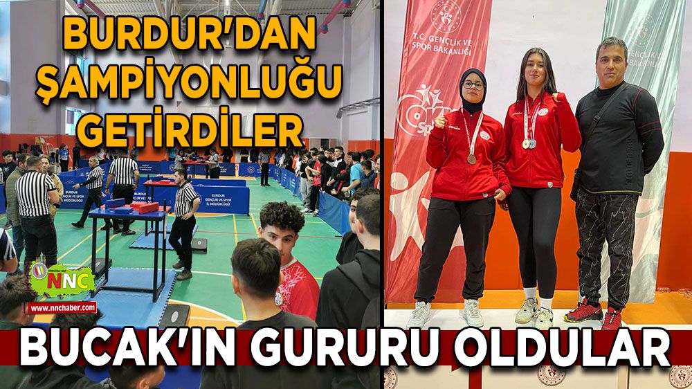 Burdur'dan şampiyonluğu getirdiler Bucak'ın gururu oldular