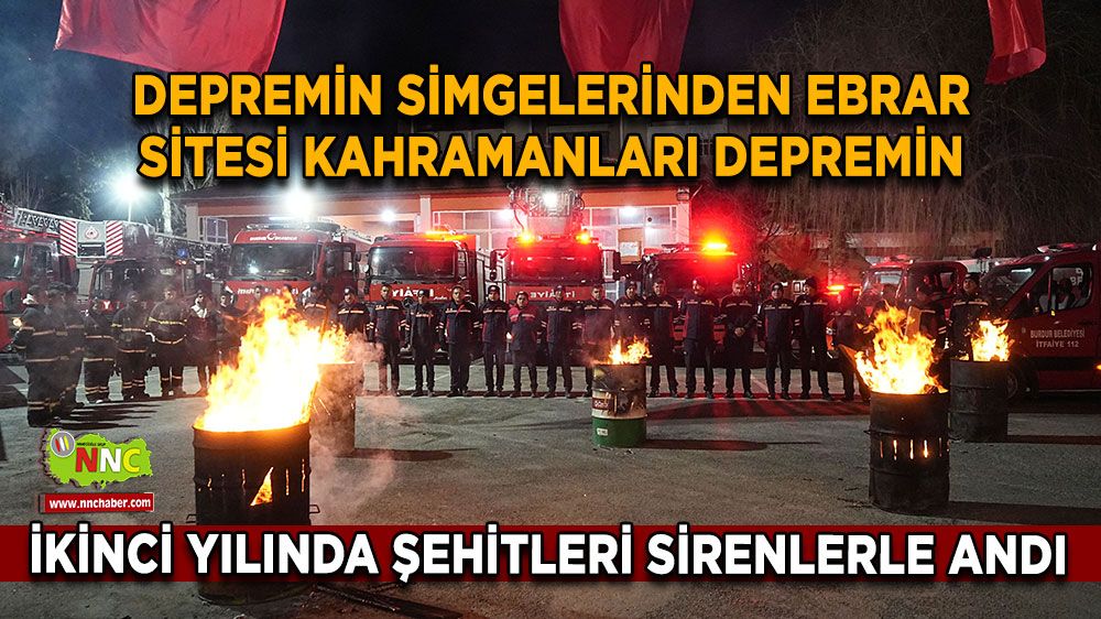 Burdur itfaiyesi, kaybedilen hayatları unutmadı