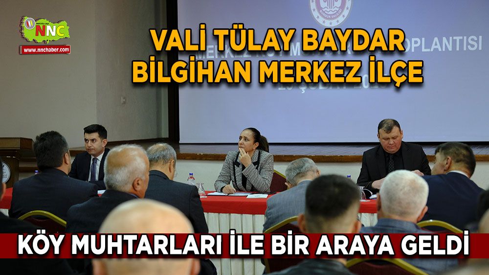 Burdur Merkez ilçe köylerinin sorunları masaya yatırıldı