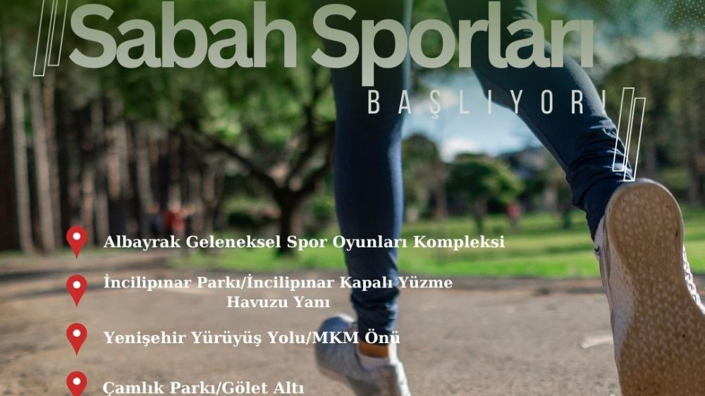 Denizli Büyükşehir Belediyesinden sabah sporlarına davet