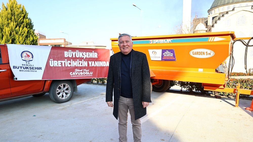 Denizli Büyükşehirden Honazlı üreticilere destek