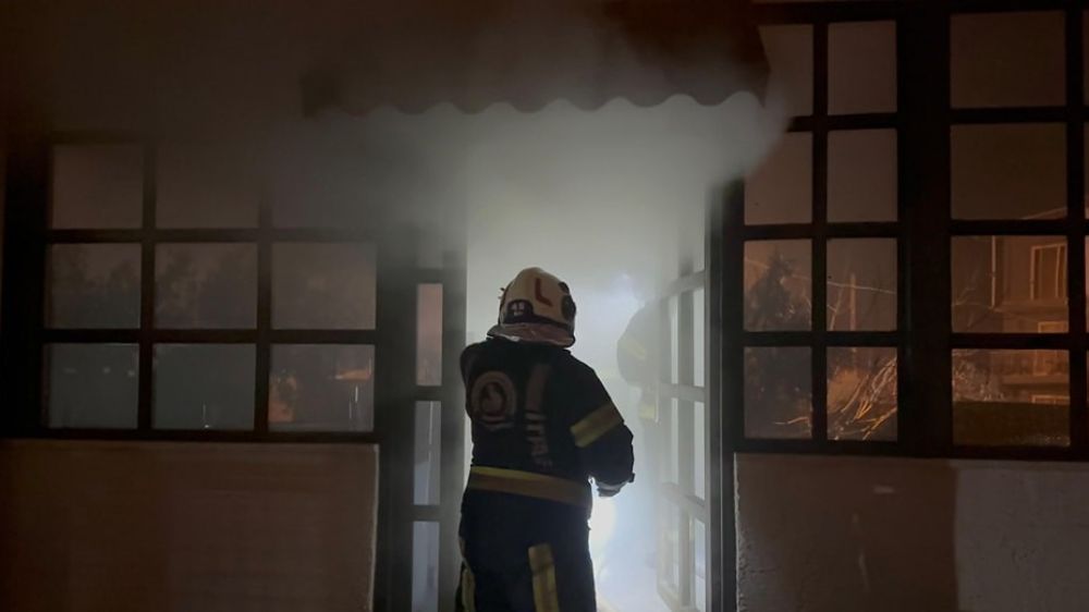 Denizli'de engelli bakım merkezinde yangın çıktı!