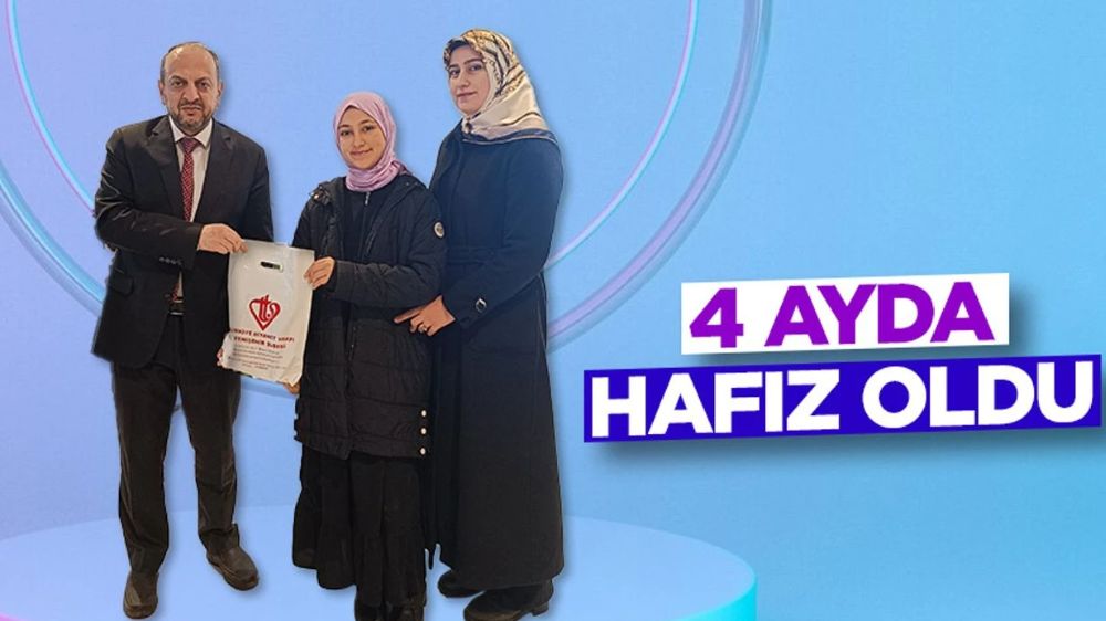 Diyarbakır Yenişehir'de 4 ayda hafız oldu