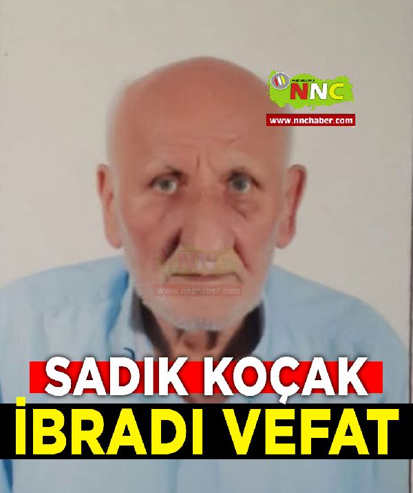 İbradı Vefat Sadık Koçak