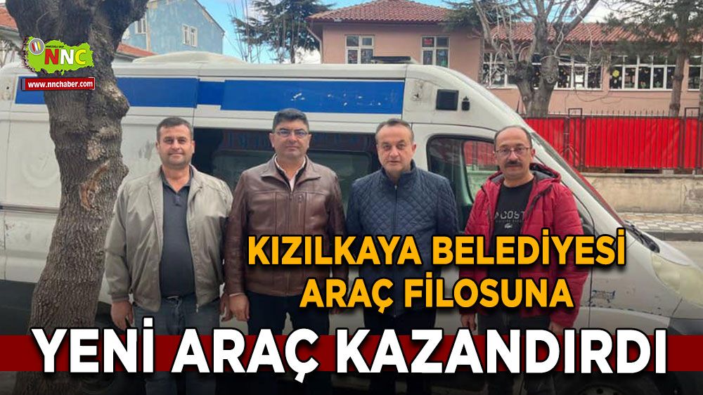 Kızılkaya Belediyesi araç filosuna yeni araç kazandırdı