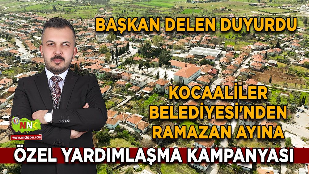 Kocaaliler Belediyesi'nden Ramazan Ayına özel yardımlaşma kampanyası