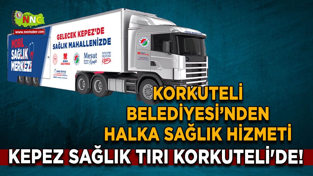 Korkuteli Belediyesi’nden halka sağlık hizmeti