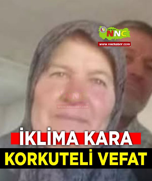 Korkuteli Vefat İklima Kara