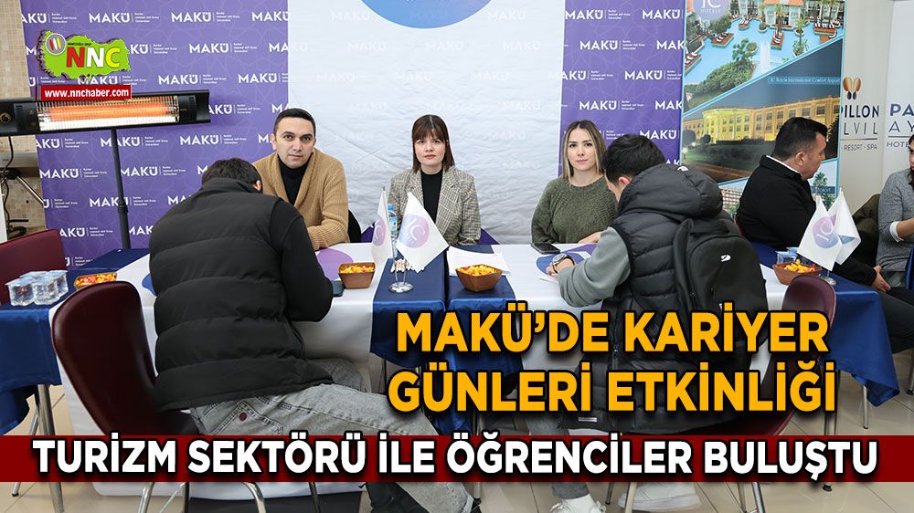 MAKÜ'de turizm sektörü ile öğrenciler buluştu