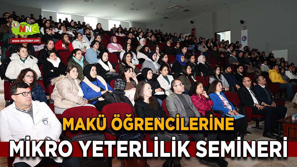 MAKÜ öğrencilerine mikro yeterlilik semineri