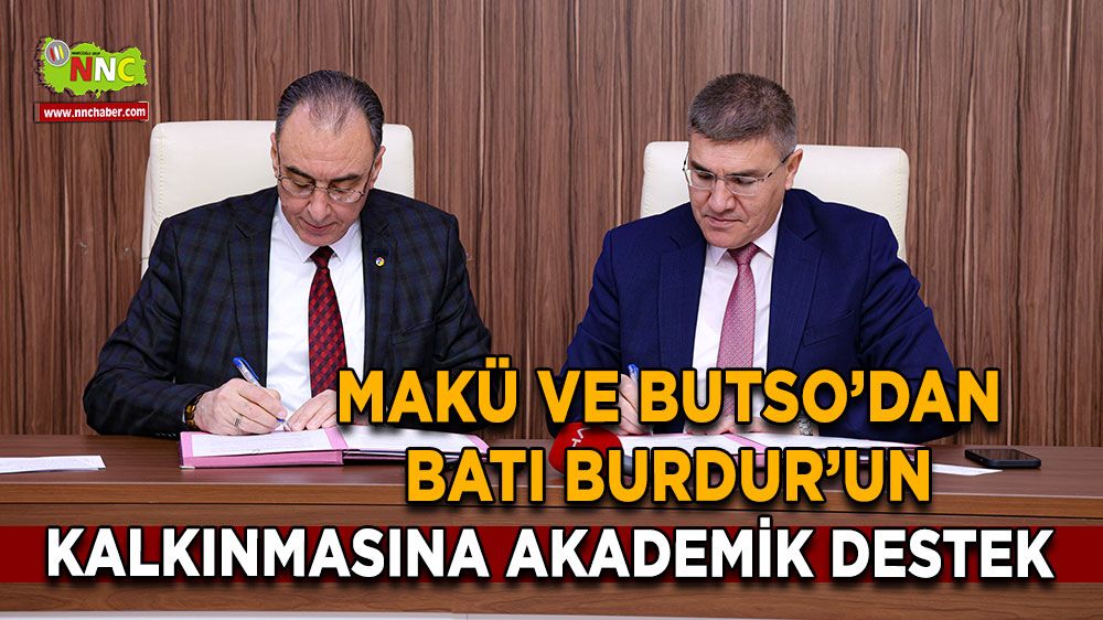 MAKÜ ve BUTSO’dan Batı Burdur’un kalkınmasına akademik destek