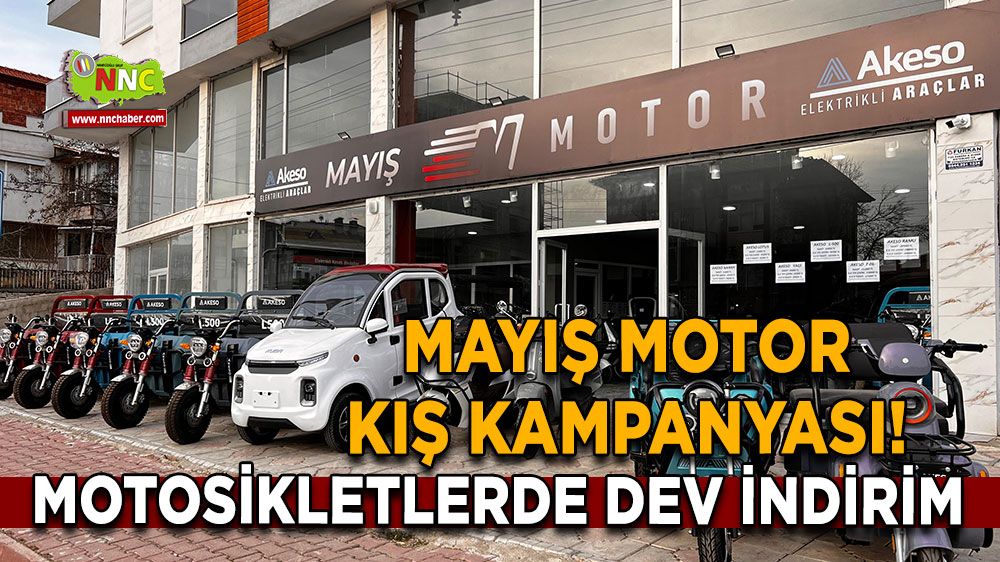 Mayış Motor kış kampanyası! Motosikletlerde dev indirim