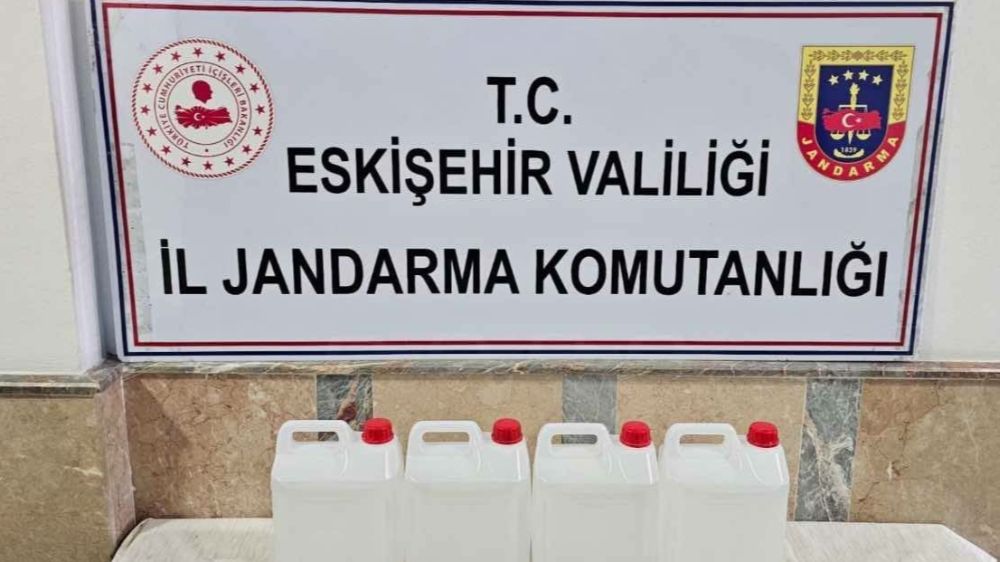  Sahte içki üretmek isteyen şahsa jandarma engel oldu