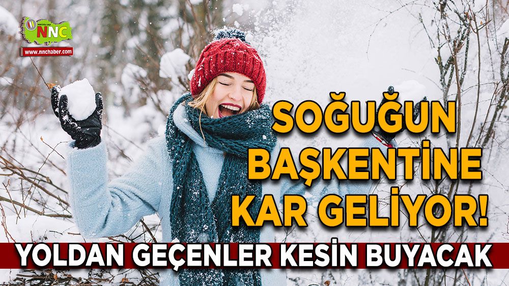 Soğuğun başkentine kar geliyor! Yoldan geçenler kesin buyacak