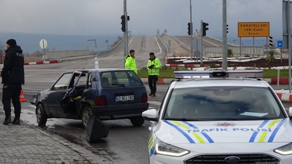 Tavşanlı'da trafik kazası: 1 yaralı