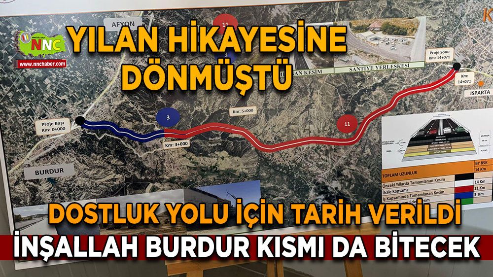 Yılan hikayesine dönen Burdur Isparta yolunda ışık göründü