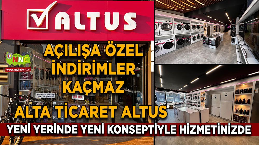 ALTA Ticaret Altus yeni yerinde yeni konseptiyle hizmetinizde