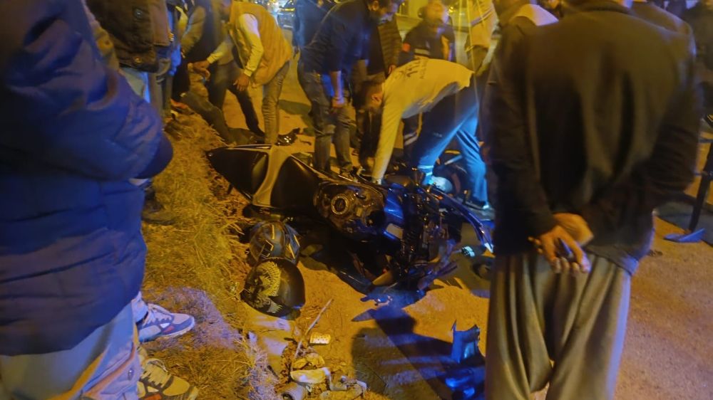  Ankara'da motosiklet ile hafif ticari araç çarpıştı: 1 ölü, 1 yaralı