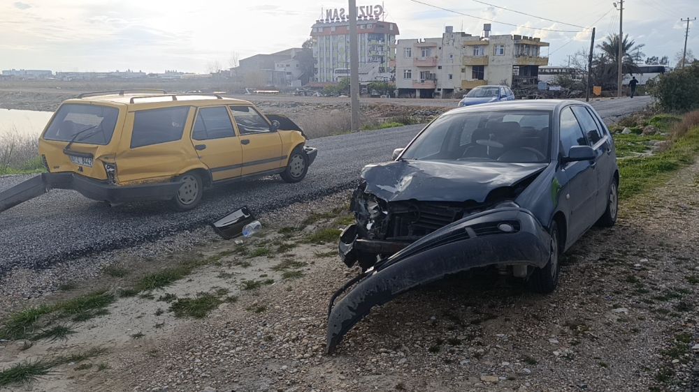 Antalya'da kaza 1 kişi yaralandı