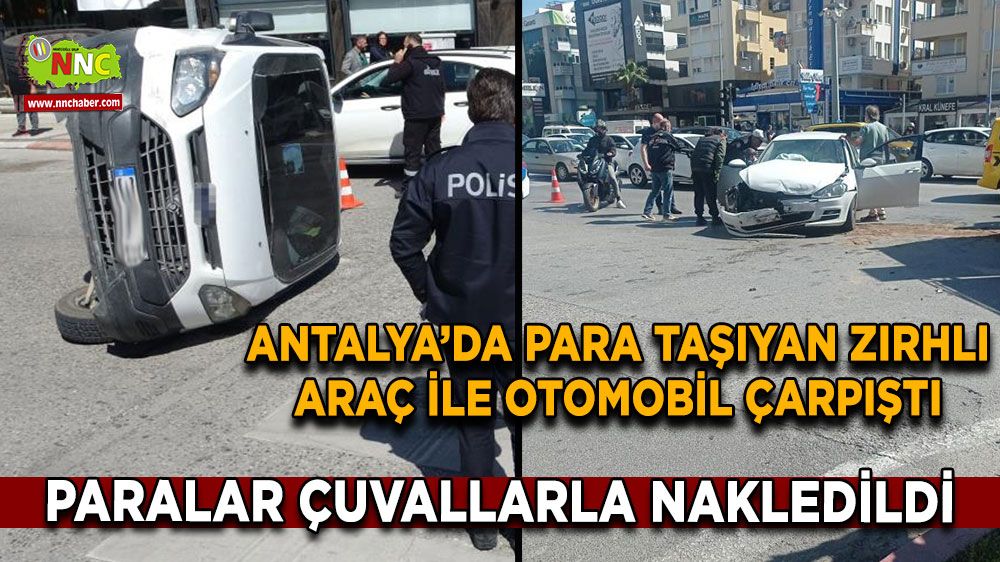 Antalya'da trafik kazası 4 yaralı