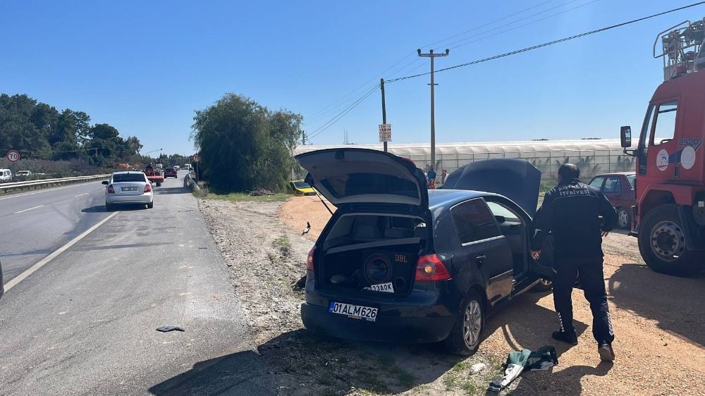 Antalya'da zincirleme kaza 1 yaralı