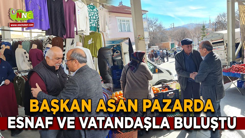 Başkan İsmail Asan, pazarcı esnafı ile buluştu