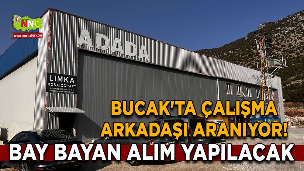 Bucak'ta çalışma arkadaşı aranıyor! Bay bayan alım yapılacak