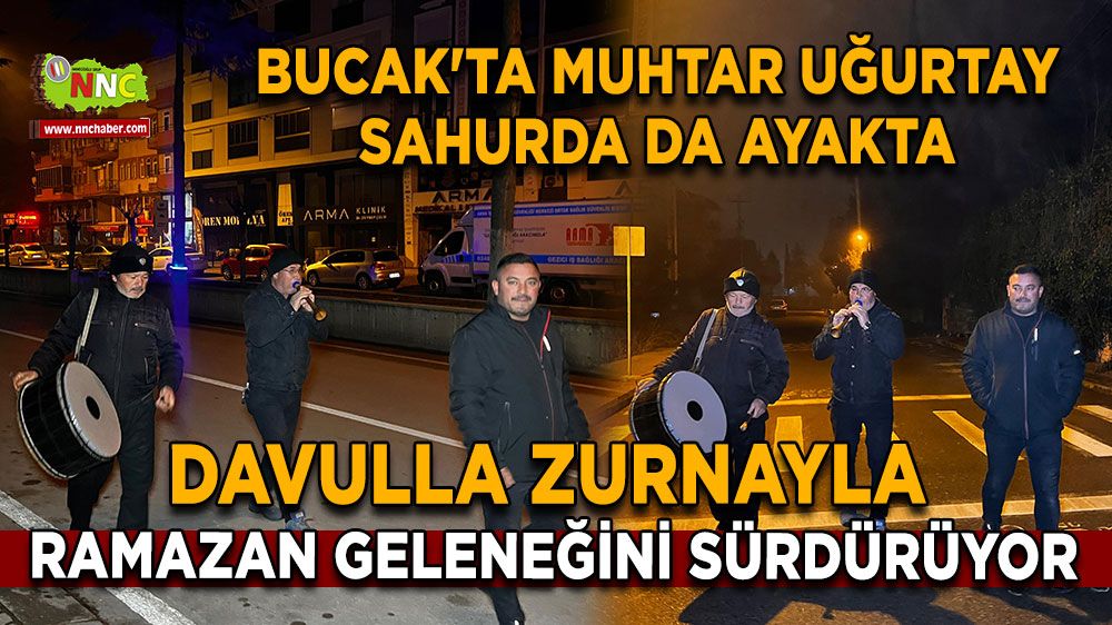 Bucak'ta Muhtar Uğurtay Ramazan geleneğini sürdürüyor