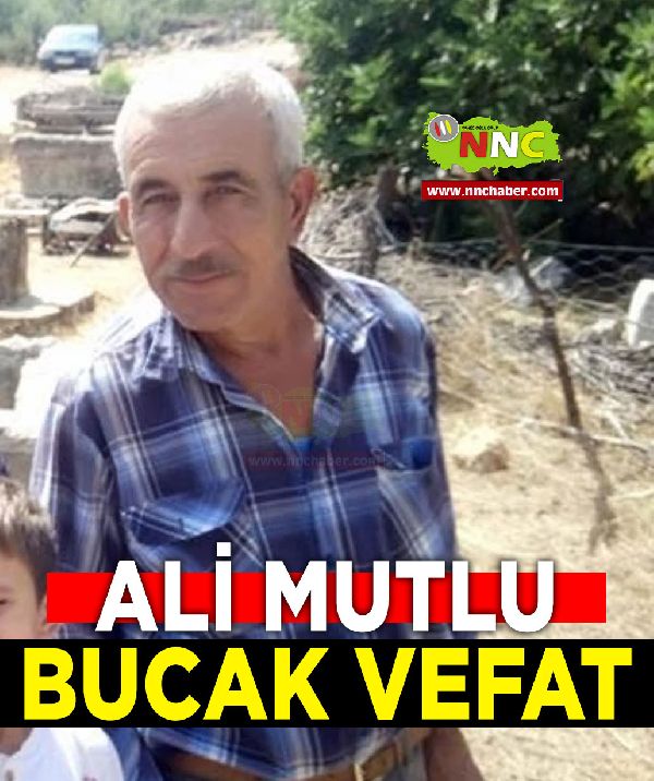 Bucak Vefat Ali Mutlu