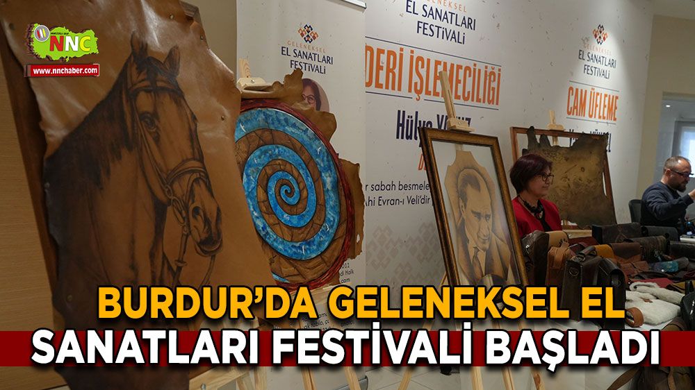 Burdur’da Geleneksel El Sanatları Festivali başladı