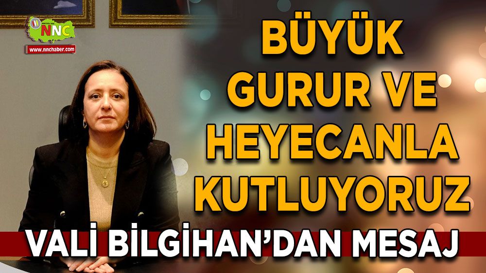 Büyük gurur ve heyecanla kutluyoruz