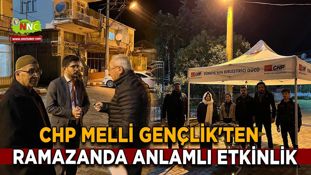 CHP Melli Gençlik'ten Ramazanda anlamlı etkinlik