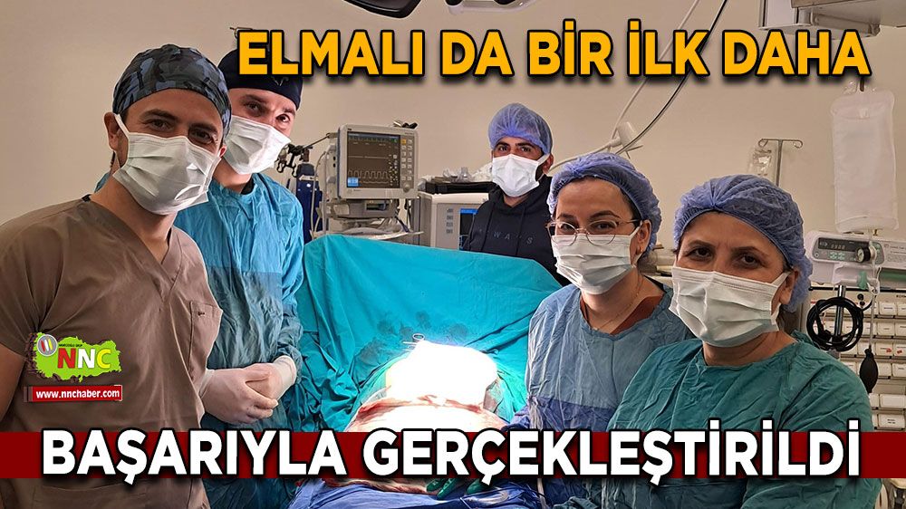 Elmalı da bir ilk daha Başarıyla gerçekleştirildi