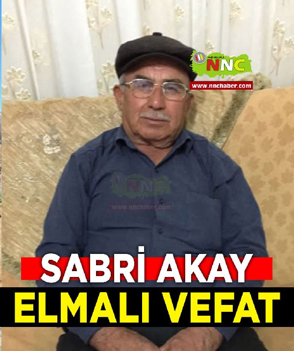 Elmalı Vefat Sabri Akay