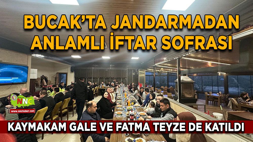 Kaymakam Gale, jandarmanın iftar programına katıldı