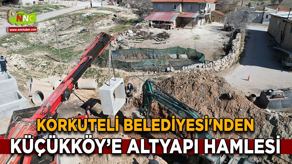 Korkuteli Belediyesi'nden Küçükköy’e altyapı hamlesi