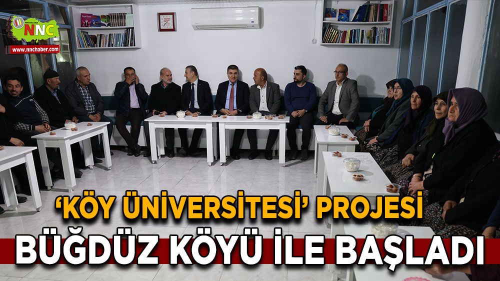 ‘Köy Üniversitesi’ projesi Büğdüz köyü ile başladı