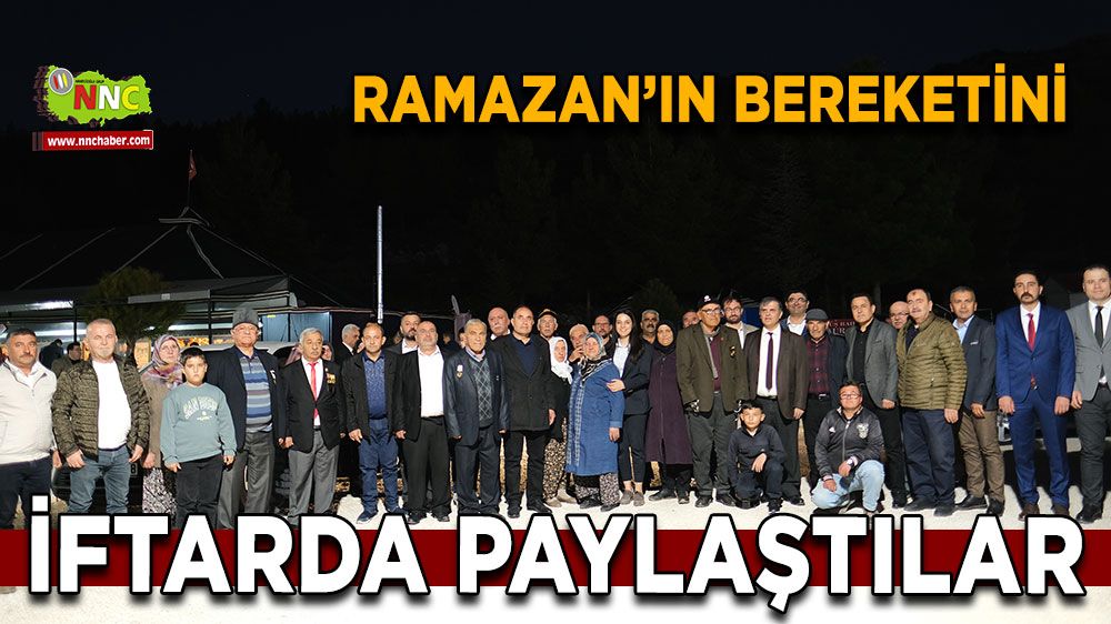 Ramazan'ın bereketini iftarda paylaştılar